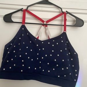New without tags red, white, and blue bralette